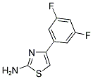 4-(3,5-DIFLUORO-PHENYL)-THIAZOL-2-YLAMINE Struktur