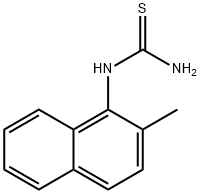 N-(2-METHYL-1-NAPHTHYL)THIOUREA Struktur