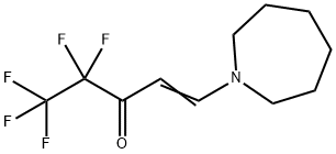 (E)-1-(1-AZEPANYL)-4,4,5,5,5-PENTAFLUORO-1-PENTEN-3-ONE Struktur