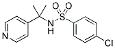 N-[DIMETHYL-(PYRIDIN-4-YL)METHYL]-4-CHLOROBENZENESULFONAMIDE Struktur