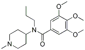 N-(1-METHYLPIPERIDIN-4-YL)-N-PROPYL-3,4,5-TRIMETHOXYBENZAMIDE Struktur