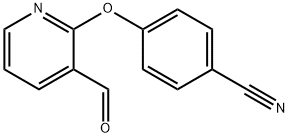 4-[(3-FORMYL-2-PYRIDINYL)OXY]BENZENECARBONITRILE Struktur