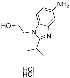 2-(5-AMINO-2-ISOPROPYL-BENZOIMIDAZOL-1-YL)-ETHANOL DIHYDROCHLORIDE Struktur