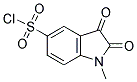 1-METHYL-5-ISATINSULFONYL CHLORIDE Struktur