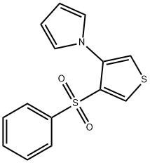 1-[4-(PHENYLSULFONYL)-3-THIENYL]-1H-PYRROLE Struktur