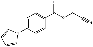 CYANOMETHYL 4-(1H-PYRROL-1-YL)BENZENECARBOXYLATE Struktur