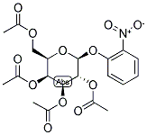 O-NITROPHENYL 2,3,4,6-TETRA-O-ACETYL-BETA-D-GALACTOPYRANOSIDE Struktur