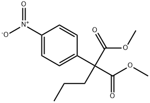 DIMETHYL 2-(4-NITROPHENYL)-2-PROPYLMALONATE Struktur