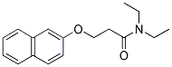 N,N-DIETHYL-2-(1-NAPHTHYLOXY)PROPANAMIDE Struktur