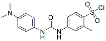 4-[3-(4-DIMETHYLAMINO-PHENYL)-UREIDO]-2-METHYL-BENZENESULFONYL CHLORIDE Struktur