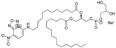 16:0-12:0 NBD PG SODIUM SALT Struktur