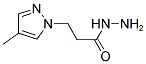 3-(4-METHYL-PYRAZOL-1-YL)-PROPIONIC ACID HYDRAZIDE Struktur