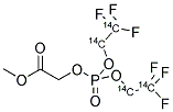 BIS-(2,2,2-TRIFLUOROETHYL) METHOXYCARBONYLMETHYL PHOSPHONATE, [1,2-14C] Struktur