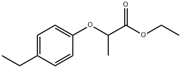 2-(4-ETHYL-PHENOXY)-PROPIONIC ACID ETHYL ESTER Struktur