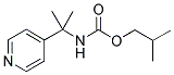 N-[DIMETHYL-(PYRIDIN-4-YL)METHYL]CARBAMIC ACID, 2-METHYLPROP-1-YL ESTER Struktur