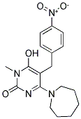 4-AZEPAN-1-YL-6-HYDROXY-1-METHYL-5-(4-NITROBENZYL)PYRIMIDIN-2(1H)-ONE Struktur