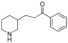 1-PHENYL-3-PIPERIDIN-3-YLPROPAN-1-ONE Struktur