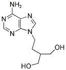 2-[2-(6-AMINO-9H-PURIN-9-YL)ETHYL]PROPANE-1,3-DIOL Struktur