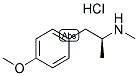 P-METHOXYMETHAMPHETAMINE HYDROCHLORIDE Struktur