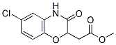 METHYL (6-CHLORO-2H-1,4-BENZOXAZIN-3(4H)-ONE-2-YL) ACETATE Struktur