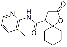 N-(3-METHYLPYRIDIN-2-YL)-2-OXO-1-OXASPIRO[4.5]DECANE-4-CARBOXAMIDE Struktur