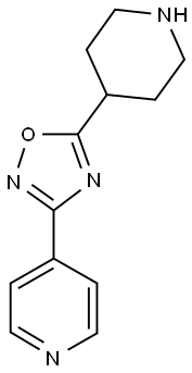 4-(5-PIPERIDIN-4-YL-1,2,4-OXADIAZOL-3-YL)PYRIDINE Struktur