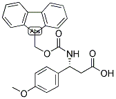 FMOC-(R)-3-AMINO-3-(4-METHOXY-PHENYL)-PROPIONIC ACID Struktur