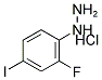 2-FLUORO-4-IODOPHENYLHYDRAZINE HYDROCHLORIDE Struktur