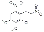 1-(2-CHLORO-3,4-DIMETHOXY-6-NITROPHENYL)-2-NITROPROPANE Struktur