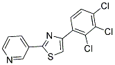 3-[4-(2,3,4-TRICHLORO-PHENYL)-THIAZOL-2-YL]-PYRIDINE Struktur