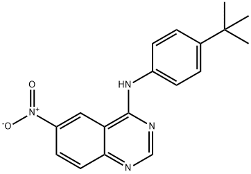 N-[4-(TERT-BUTYL)PHENYL]-6-NITRO-4-QUINAZOLINAMINE Struktur