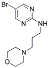 (5-BROMO-PYRIMIDIN-2-YL)-(3-MORPHOLIN-4-YL-PROPYL)-AMINE Struktur