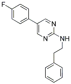 5-(4-FLUOROPHENYL)-N-(2-PHENYLETHYL)PYRIMIDIN-2-AMINE Struktur