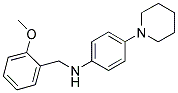 N-(2-METHOXYBENZYL)-4-PIPERIDIN-1-YLANILINE Struktur