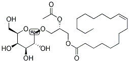 1-O-OLEOYL-2-O-ACETYL-3-O-B-D-GALACTOPYRANOSYL SNGLYCEROL Struktur