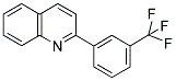 2-[3-(TRIFLUOROMETHYL)PHENYL]QUINOLINE Struktur