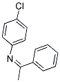 N-(4-CHLOROPHENYL)-N-(1-PHENYLETHYLIDENE)AMINE Struktur