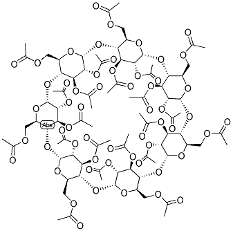 HEPTAKIS(2,3,6-TRI-O-ACETYL)-BETA-CYCLODEXTRIN Struktur