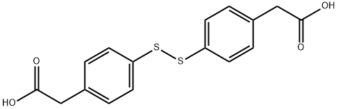 4,4'-DITHIOBISPHENYLACETIC ACID Struktur