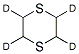 1,4-DITHIANE-D4 Struktur