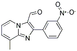 8-METHYL-2-(3-NITRO-PHENYL)-IMIDAZO[1,2-A]PYRIDINE-3-CARBALDEHYDE Struktur