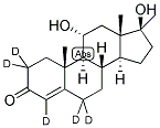 4-ANDROSTEN-17ALPHA-METHYL-11ALPHA,17BETA-DIOL-3-ONE-2,2,4,6,6-D5 Struktur