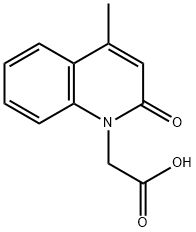 (4-METHYL-2-OXO-2H-QUINOLIN-1-YL)-ACETIC ACID Struktur