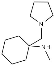 METHYL-(1-PYRROLIDIN-1-YLMETHYL-CYCLOHEXYL)-AMINE Struktur