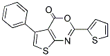 5-PHENYL-2-THIEN-2-YL-4H-THIENO[2,3-D][1,3]OXAZIN-4-ONE Struktur