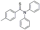 4-METHYL-N,N-DIPHENYLBENZENECARBOTHIOAMIDE Struktur