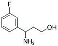 3-AMINO-3-(3-FLUORO-PHENYL)-PROPAN-1-OL Struktur