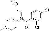 2,4-DICHLORO-N-(2-METHOXYETHYL)-N-(1-METHYLPIPERIDIN-4-YL)BENZAMIDE Struktur