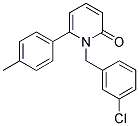 1-(3-CHLOROBENZYL)-6-(4-METHYLPHENYL)PYRIDIN-2(1H)-ONE Struktur