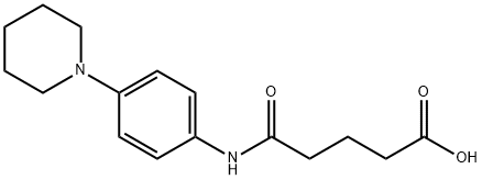 4-(4-PIPERIDIN-1-YL-PHENYLCARBAMOYL)-BUTYRIC ACID Struktur